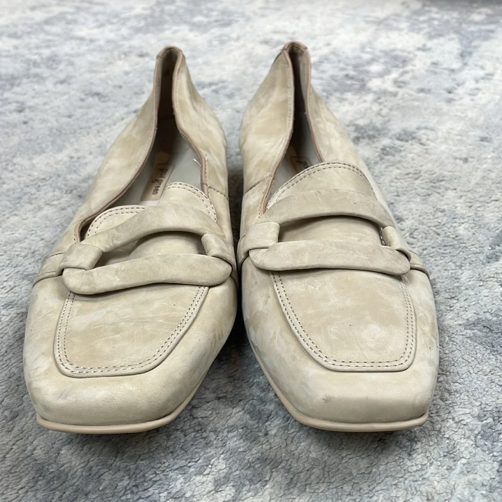 Paul Green Rimona Partita Loafers Sabbia Nubuck Cream Sz 5.5
